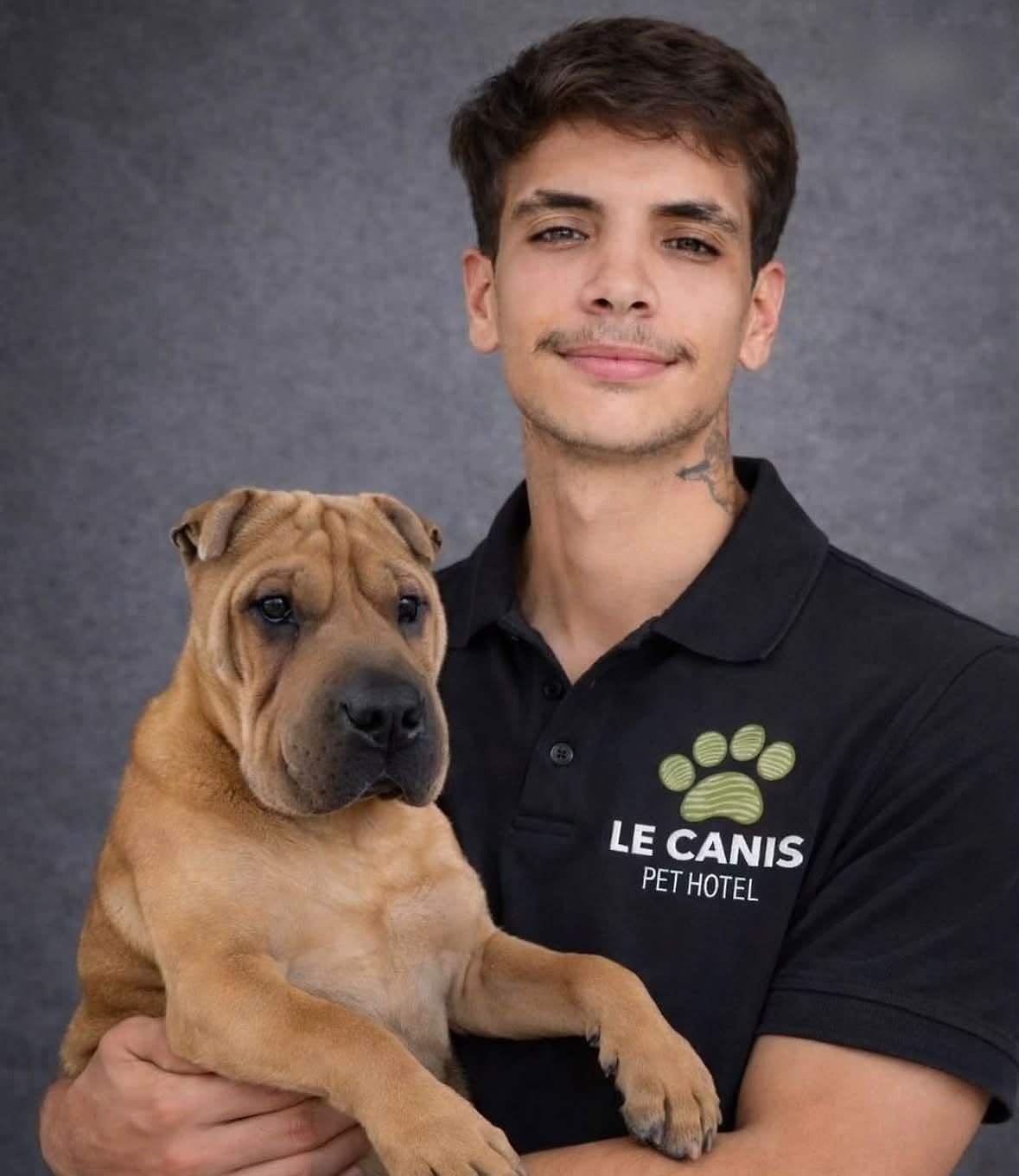Kauã, da equipe da Le Canis